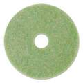 3M Low-Speed TopLine Autoscrubber Floor Pads 5000, 19 in. Diameter, Green/Orange, 5PK 18051